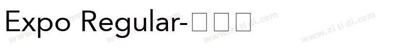 Expo Regular字体转换